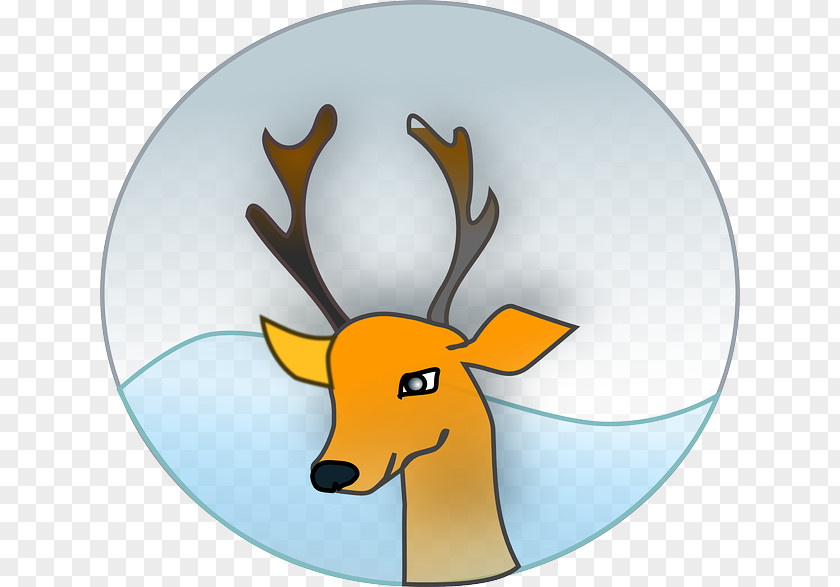 Reindeer Santa Claus Rudolph Clip Art PNG