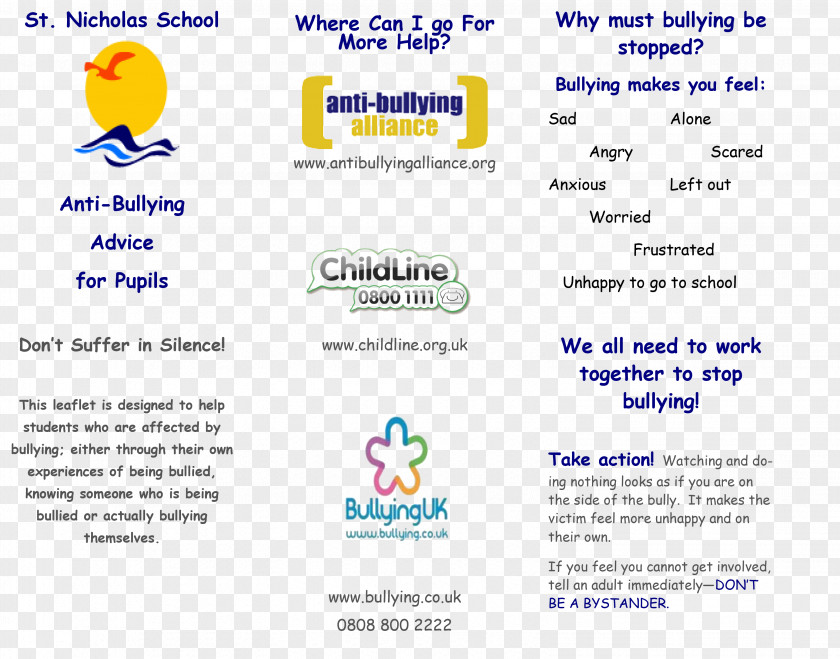 School Bullying CHIJ Saint Nicholas Girls' Student Web Page PNG