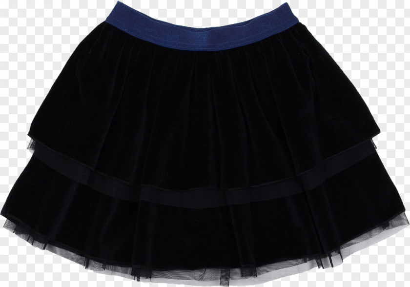 Tiffani Waist Dance Velvet Skirt Black M PNG