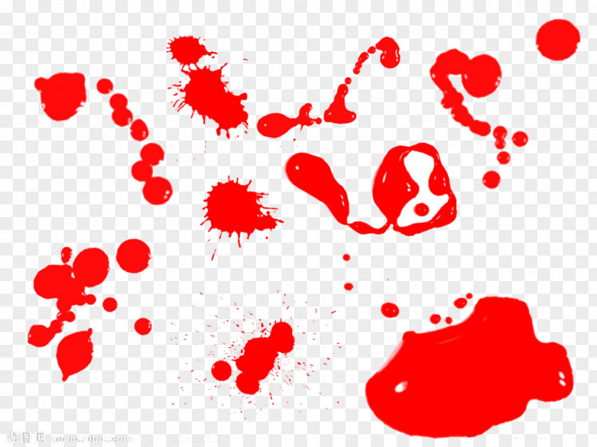 Blood Rain Circle Pen PNG