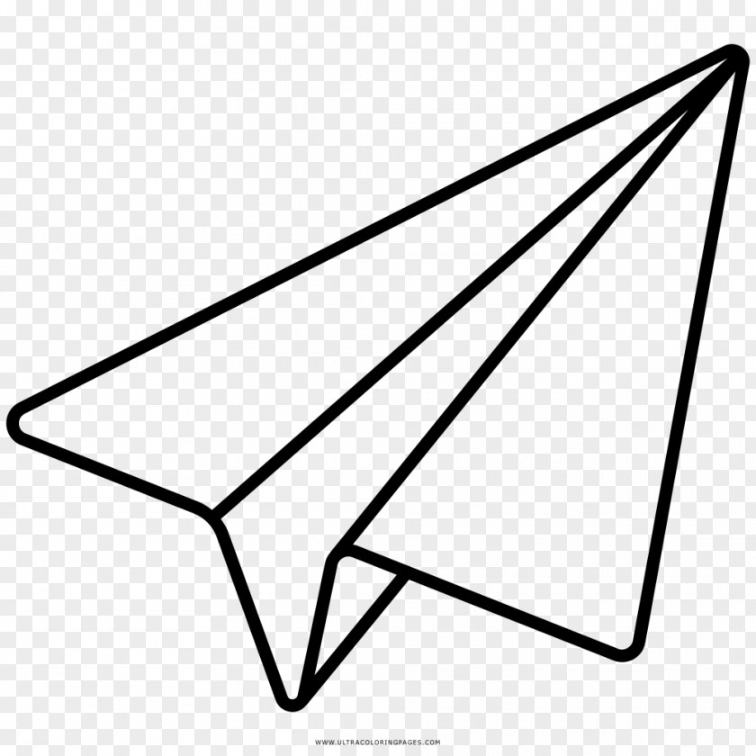 Colorful Paper Airplane Plane Drawing PNG