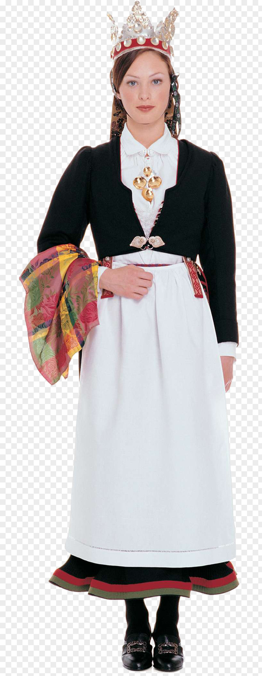 Crown Vest-Agder Aust-Agder Telemark Bunad Costume PNG