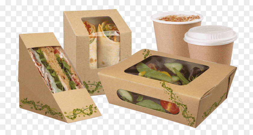 Fast-food Packaging Paper Take-out Food And Labeling Box PNG