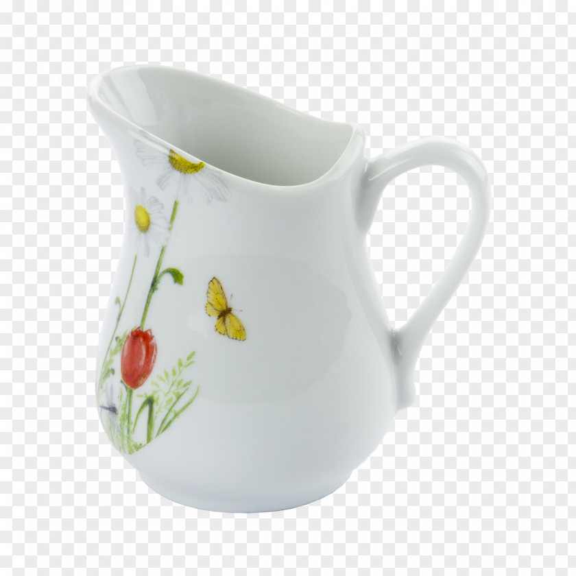 Milk Flower Jug Mug Ceramic Coffee PNG