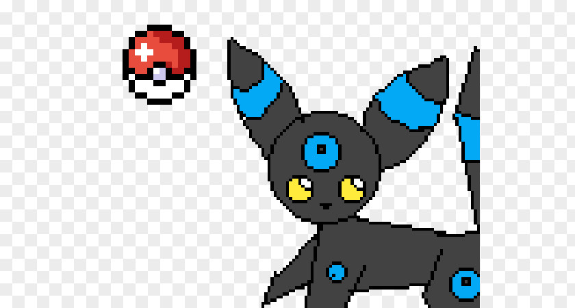 Pokemon Pixel Art Umbreon Drawing Clip Image Cat PNG