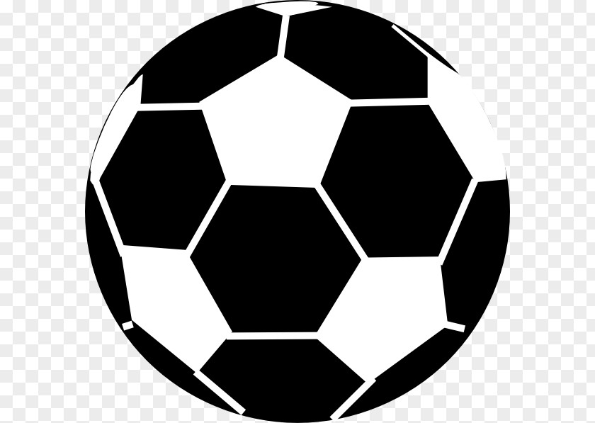 Vector Soccer Ball Football Black And White Clip Art PNG