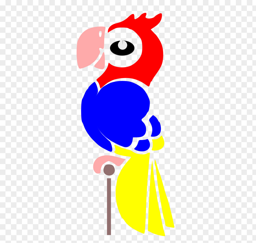 Colored Cartoon Playfully Small Parrot Bird True Clip Art PNG