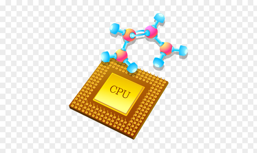 CPU Vector Central Processing Unit Integrated Circuit USB Flash Drive PNG