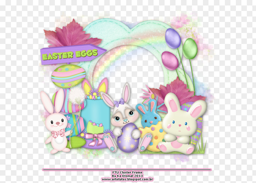 Easter Bunny Pink M PNG