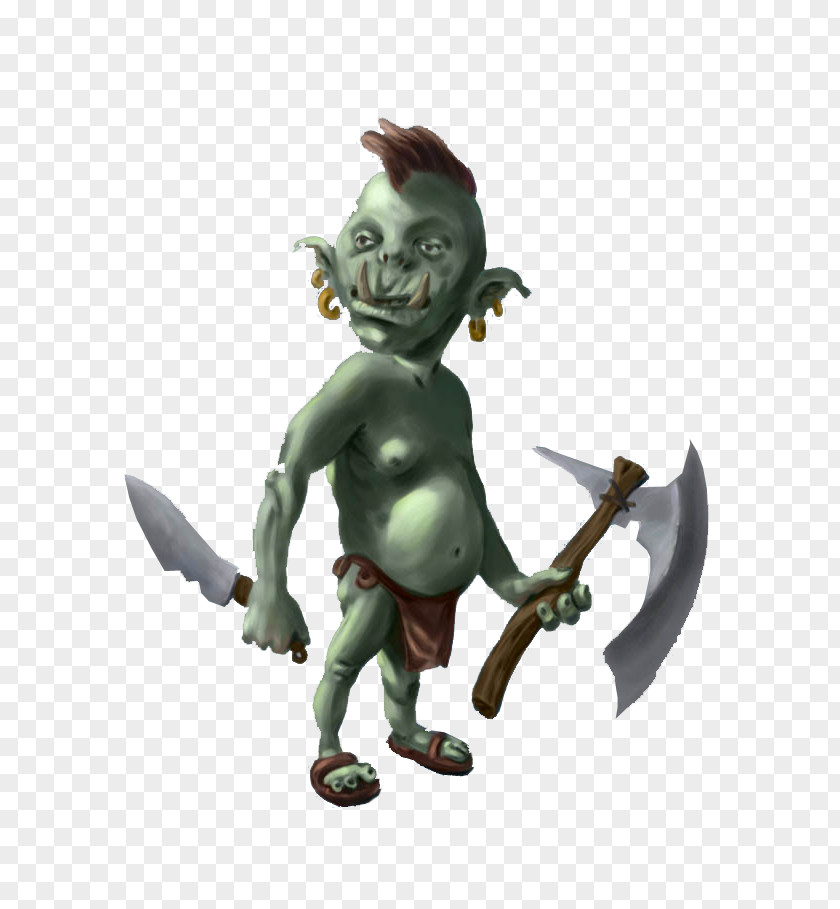 Half Orc Ranger Figurine Legendary Creature Organism PNG