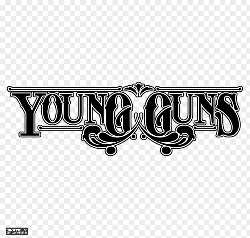 Logo Young Guns YouTube Decal PNG