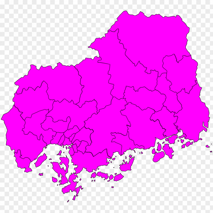 Map Hiroshima Okonomiyaki Prefectures Of Japan Okayama Prefecture PNG