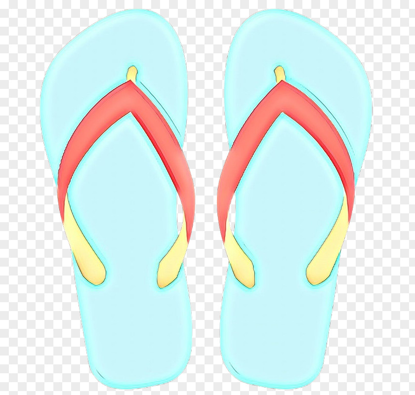 Sandal Shoe Footwear Flip-flops Aqua Turquoise Slipper PNG