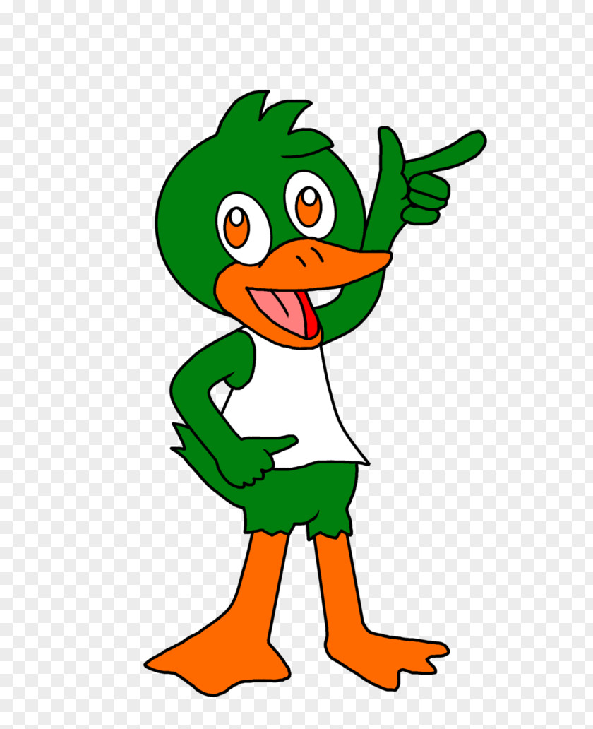 103 Plucky Duck Cartoon Bird PNG