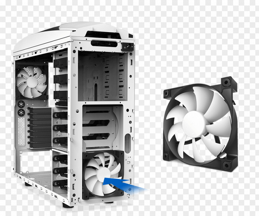 Computer Cases & Housings Nzxt Phantom 240 Tower Chassis Hardware/Electronic Personal Fan PNG