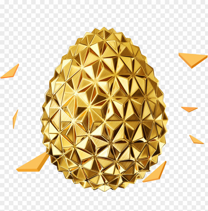 Golden Egg Pattern Clip Art PNG
