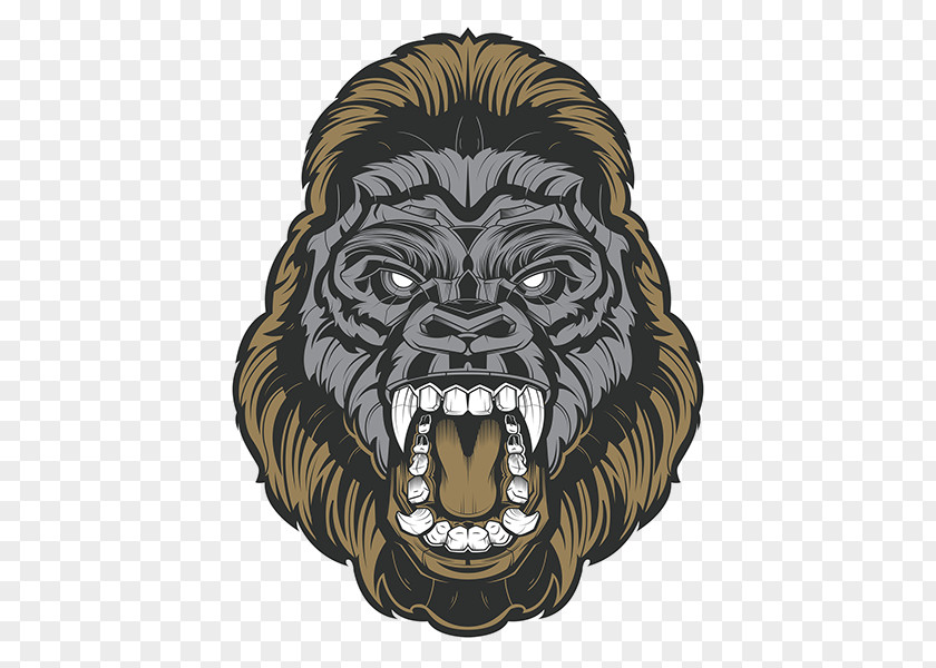 Gorilla Vector Primate FaZe Apex ItsMagicHere Clan PNG