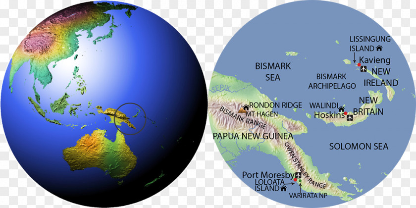 Port Moresby Bismarck Archipelago New Britain Solomon Sea Guinea PNG