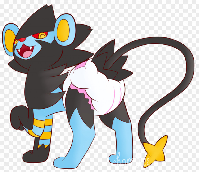 Cat Diaper Luxray Shinx Luxio PNG