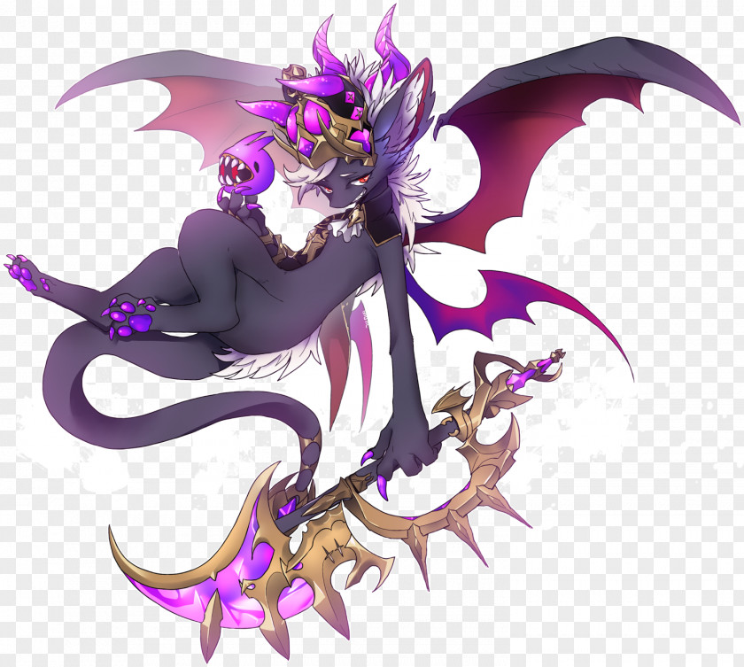 Dragon Village 黒竜 Purple PNG