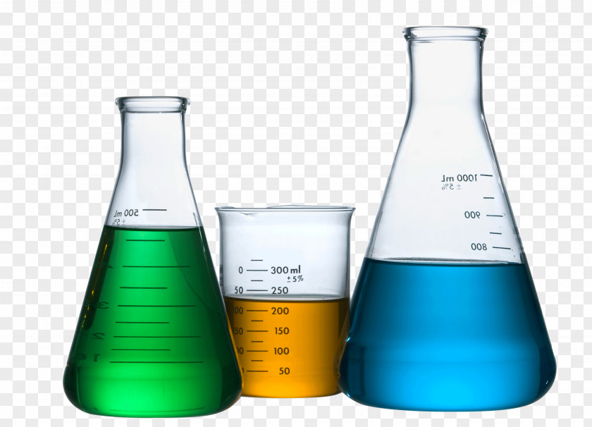 Glass Beaker Chemistry Laboratory Flasks PNG