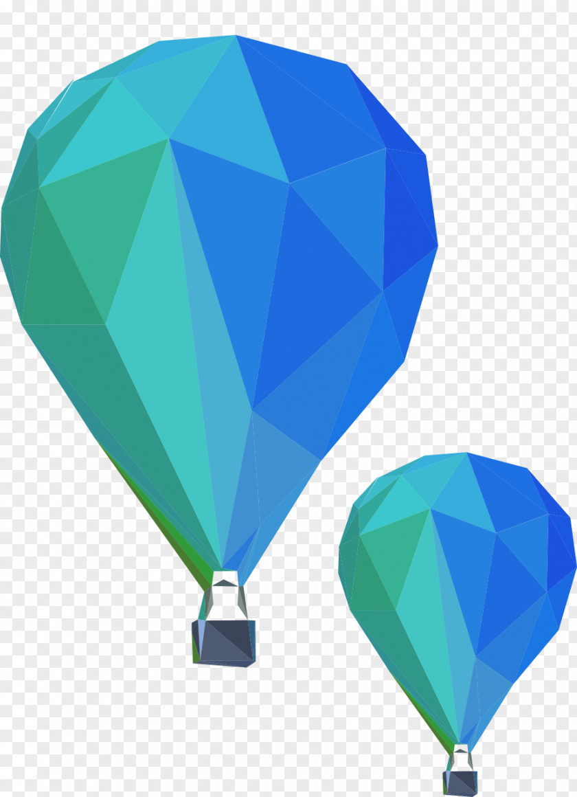 Hot Air Balloon Web Hosting Service Turquoise PNG