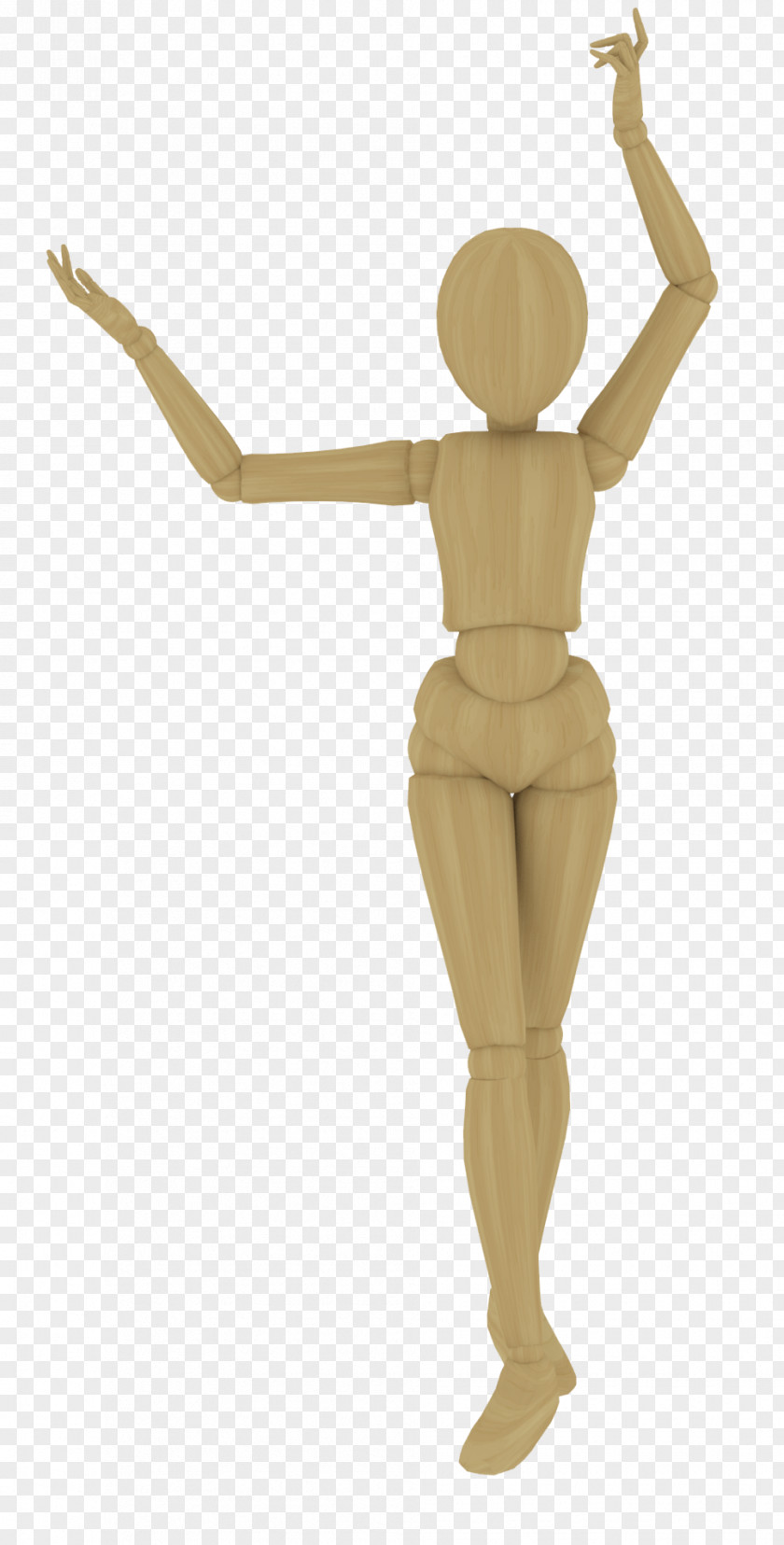 Mannequin Peg Wooden Doll Model Clothing PNG