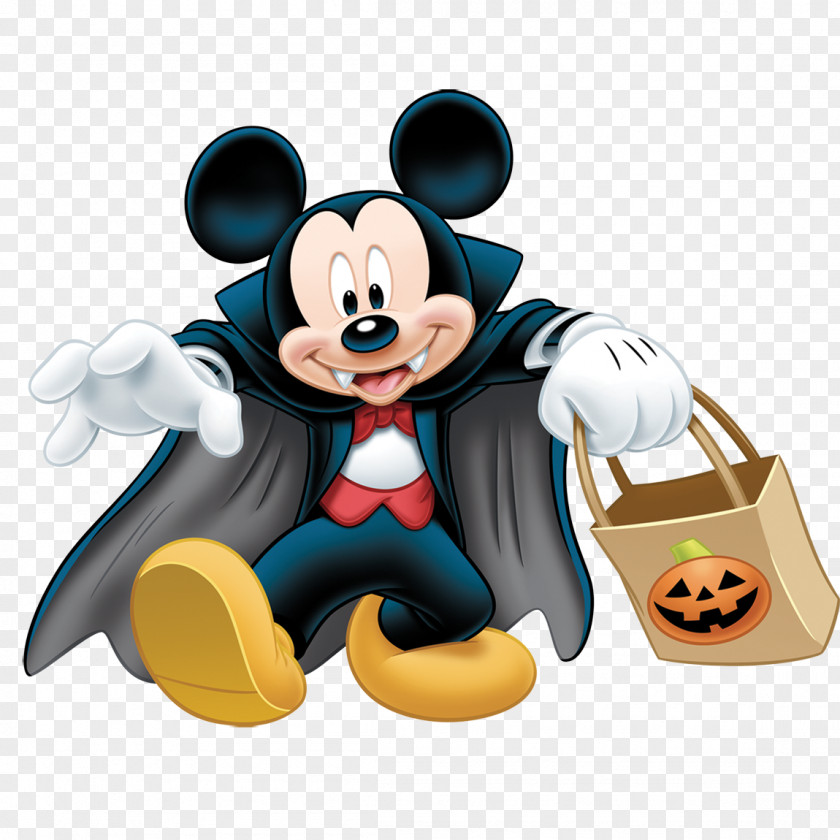 Mickey Mouse Minnie Halloween Clip Art PNG