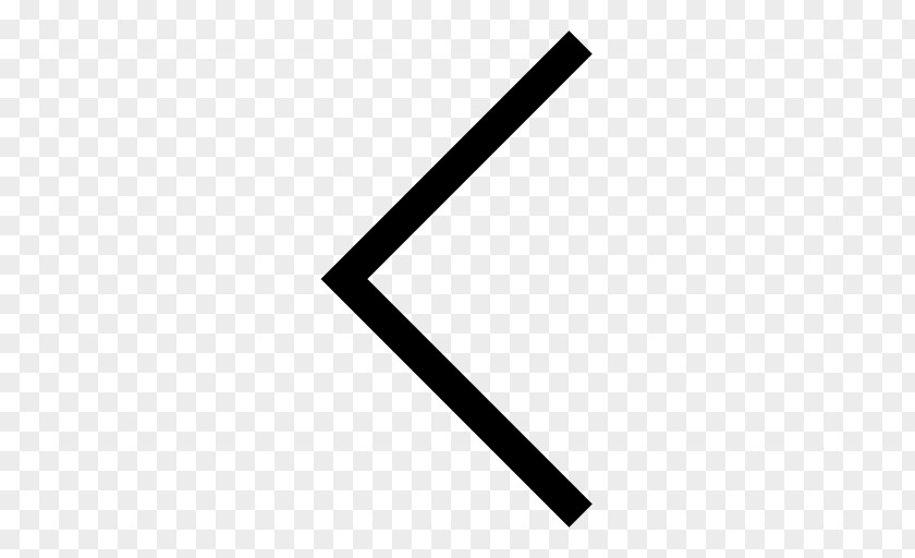 Minimal IOS 7 Arrow Symbol PNG