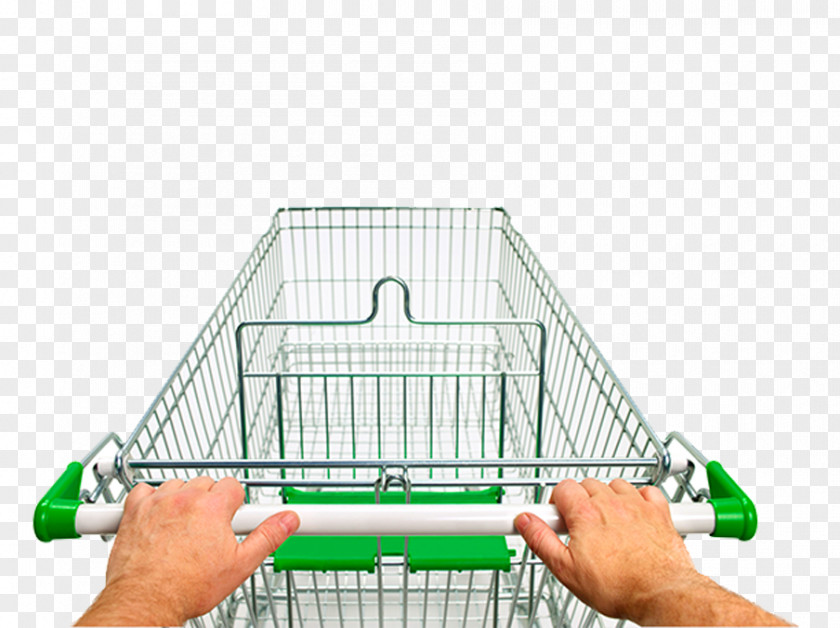 Pushing A Shopping Cart Online PNG