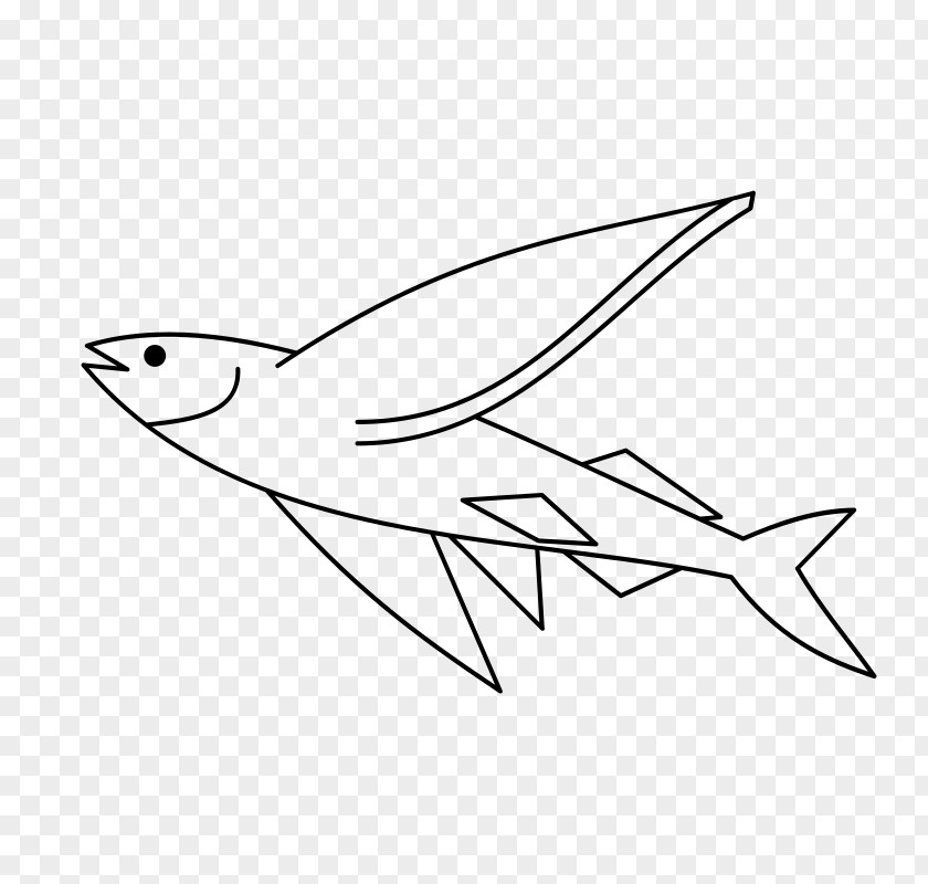 Shark Cartoon Flying Fish Clip Art PNG