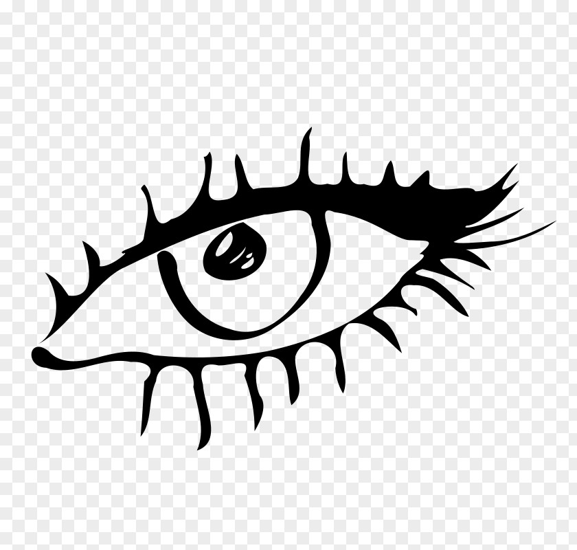 Eye Coloring Book Line Art Drawing PNG