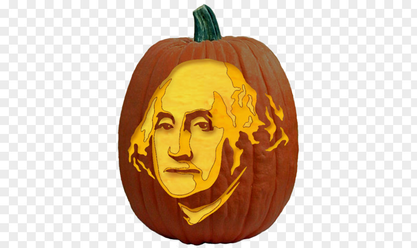 Carving Patterns Jack-o'-lantern Winter Squash Cucurbita George Washington PNG