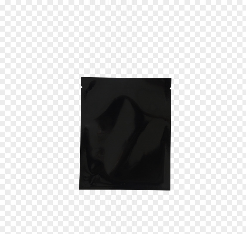 Flat Seal Material Rectangle Black M PNG