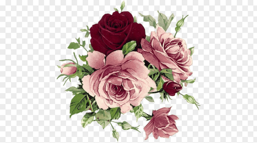 Flower Vintage Clothing Floral Design Rose Decoupage PNG
