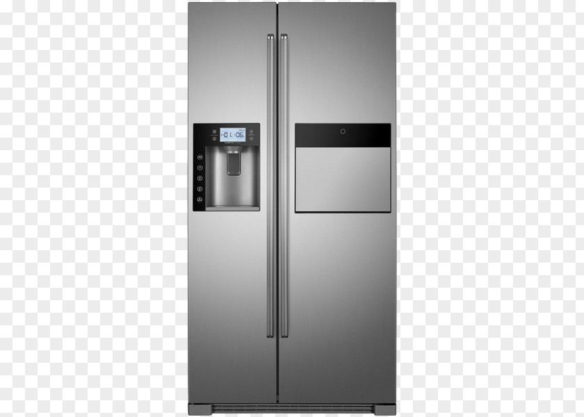 Gray Two-door Refrigerator Refrigeration Door Auto-defrost PNG