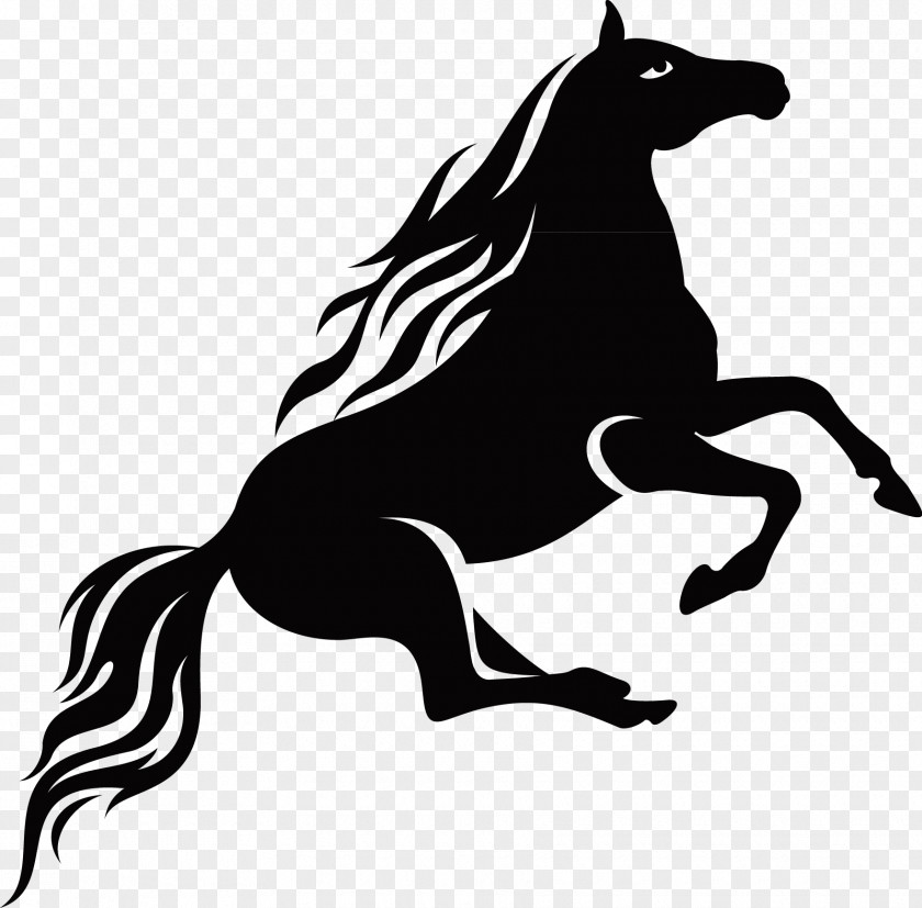 Ink Exquisite Running Horse Decoration Vector Mustang Euclidean PNG