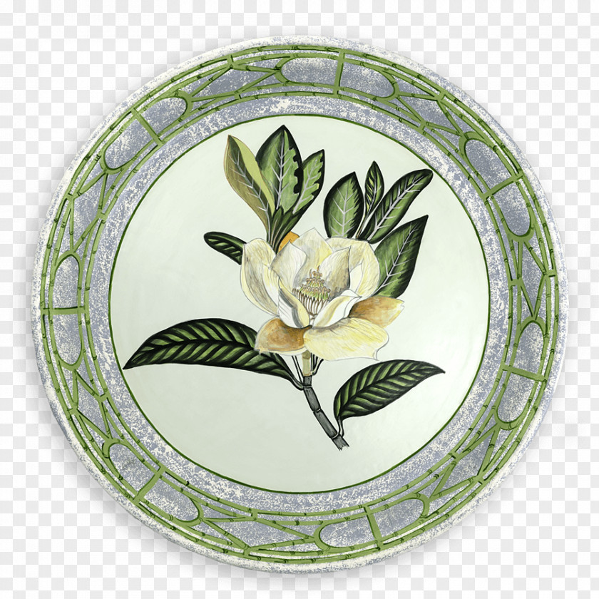 Magnolia Plate Tableware Tray Platter Ceramic PNG