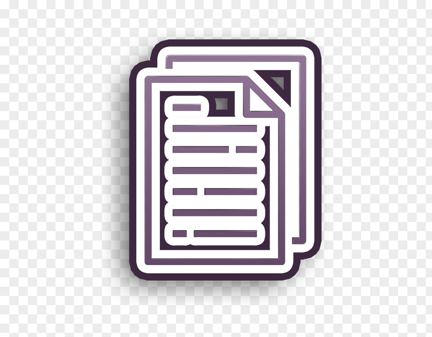 Rectangle Logo Document Icon Paper Office PNG