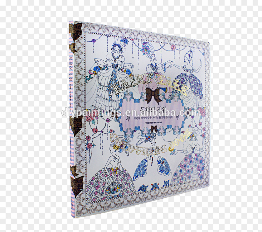 Book Coloring Fairy Tale Adult PNG
