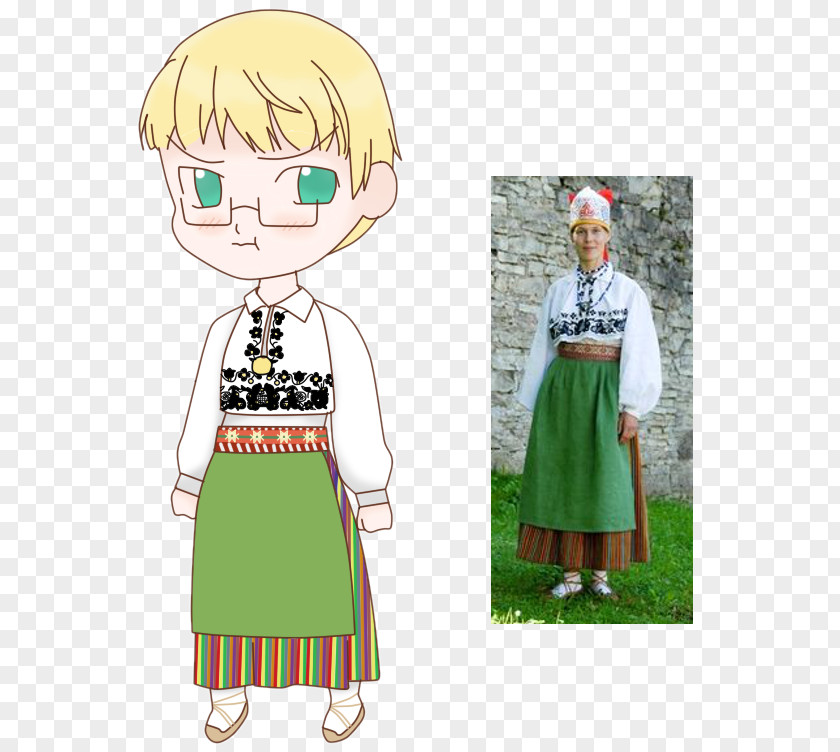 Traditional Dress DeviantArt Baltic States Costume Design Clothing PNG