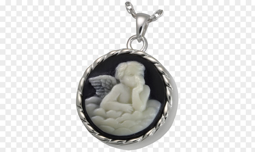 Angel Locket Cherub Gold Jewellery PNG