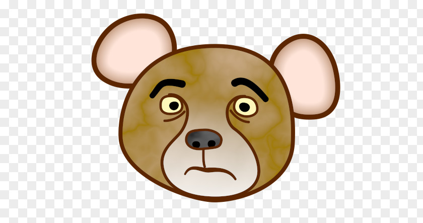 Bear Cartoon Material Snout PNG