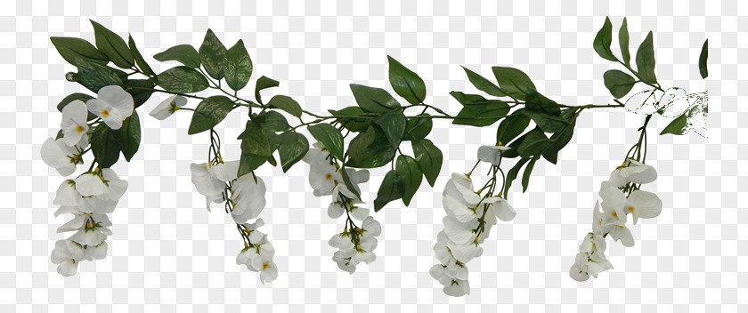 Garland Wisteria Artificial Flower Vine PNG