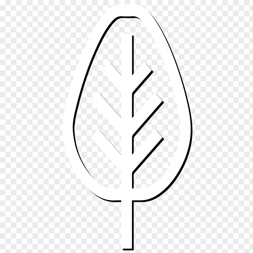 Leaf Thumb White PNG