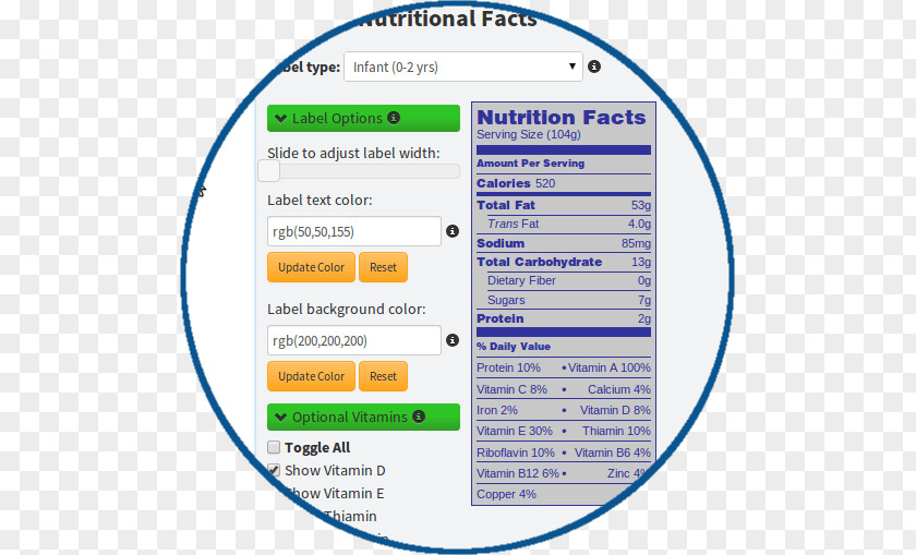 Nutrition Fact Dietary Supplement Facts Label Food And Drug Administration PNG