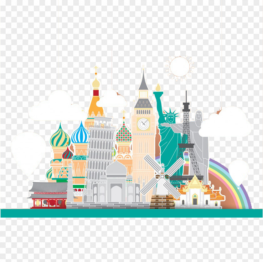 Russia Creative Castle Cartoon PNG