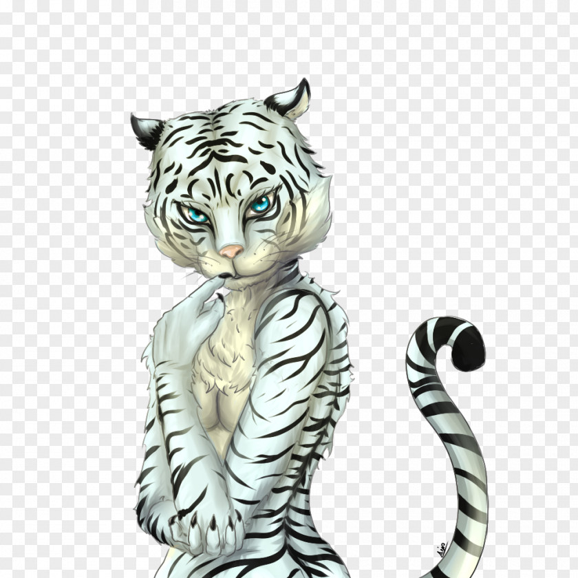 Tiger Big Cat Wildlife Figurine PNG
