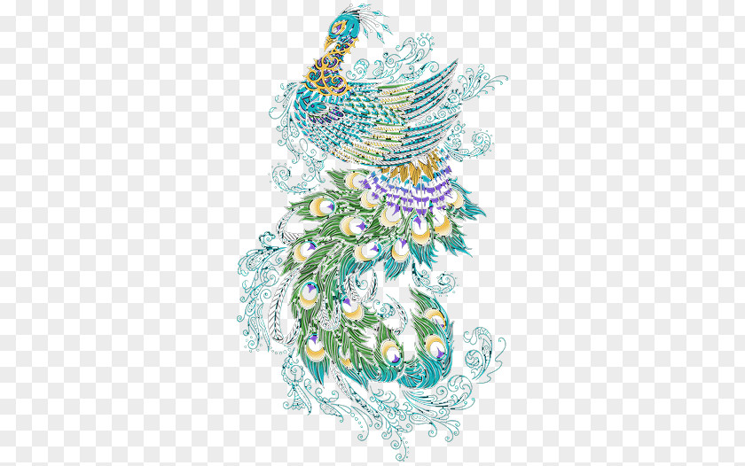 Green Peacock Body Piercing Jewellery Turquoise Pattern PNG