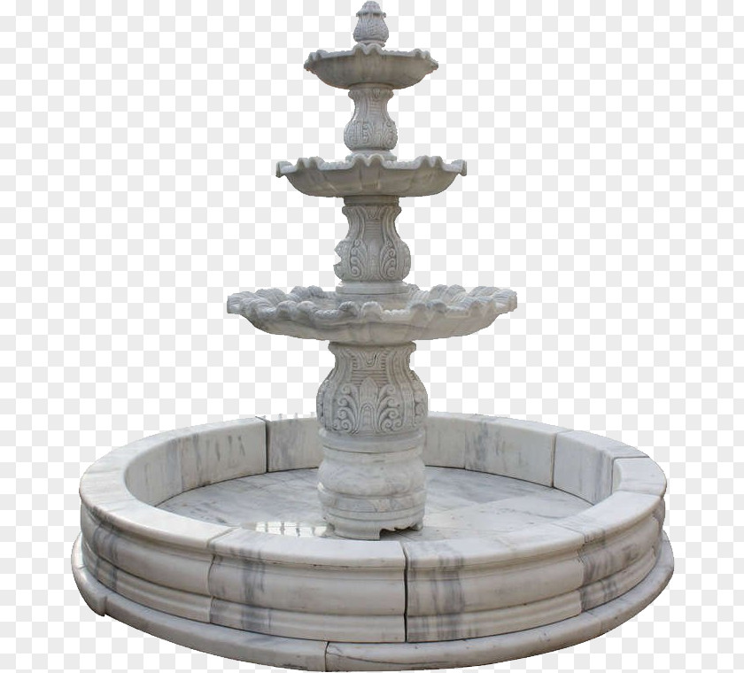 Marble Drinking Fountains Garden Water Feature PNG